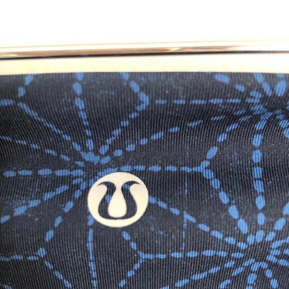 Lululemon size 4 Blue Star Roll Down Wunder Under Full Length Leggings - Picture 6 of 8